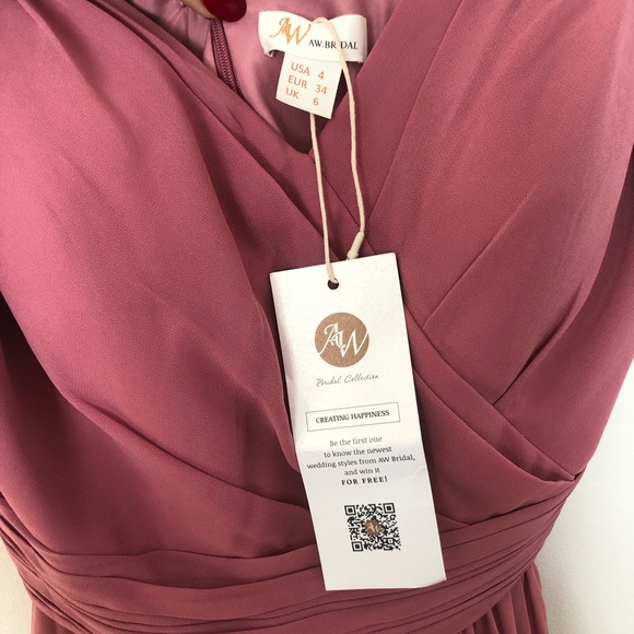 Alicepub V-Neck Bridesmaid Dress - Picture 4 of 4